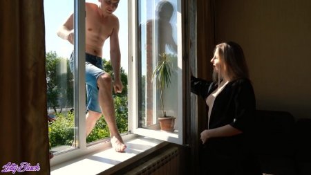 Гулящая жена успела потрахаться пока муж варил кофе